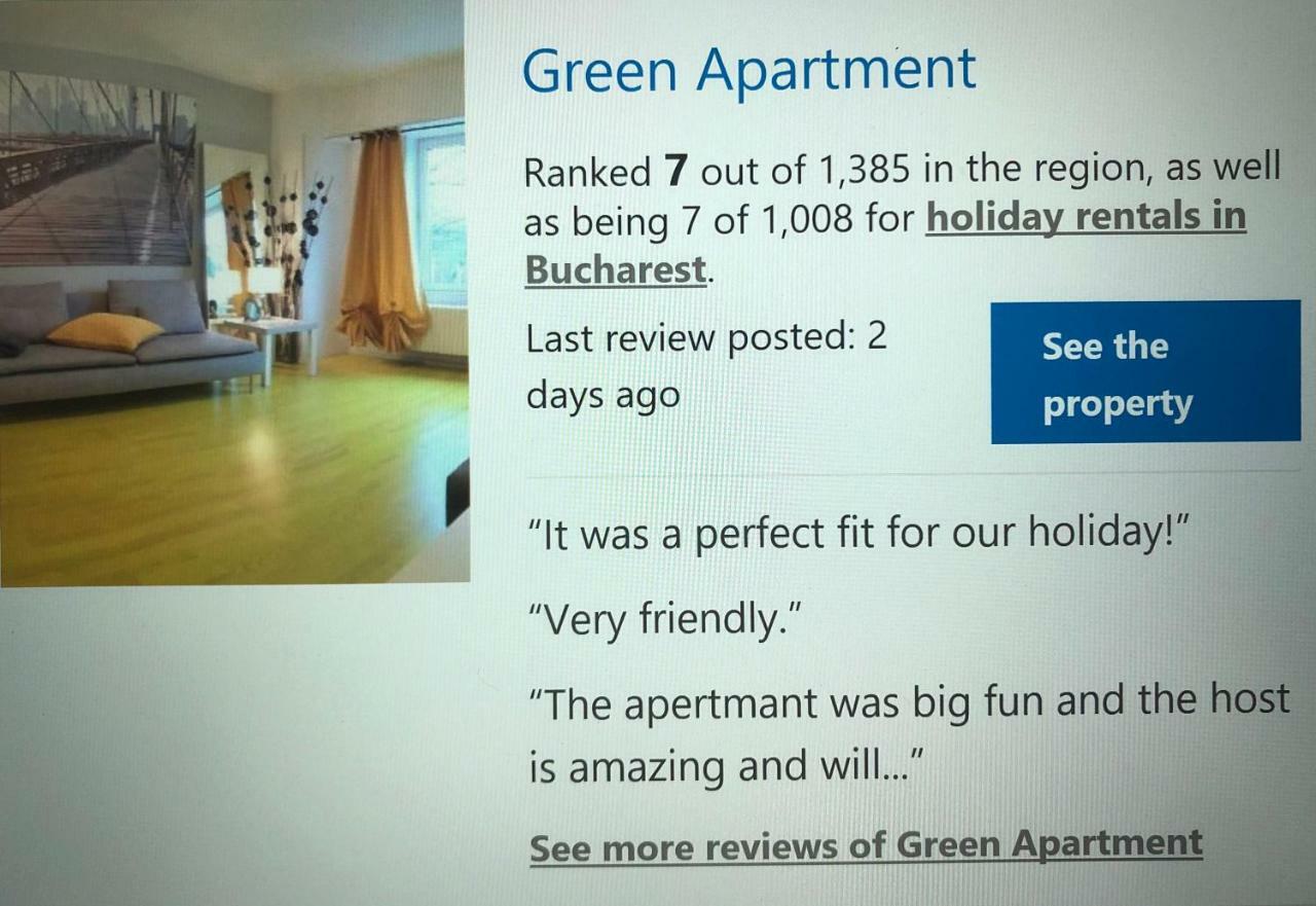 Green Apartment 4 Mircea Voda Bukarest Kültér fotó